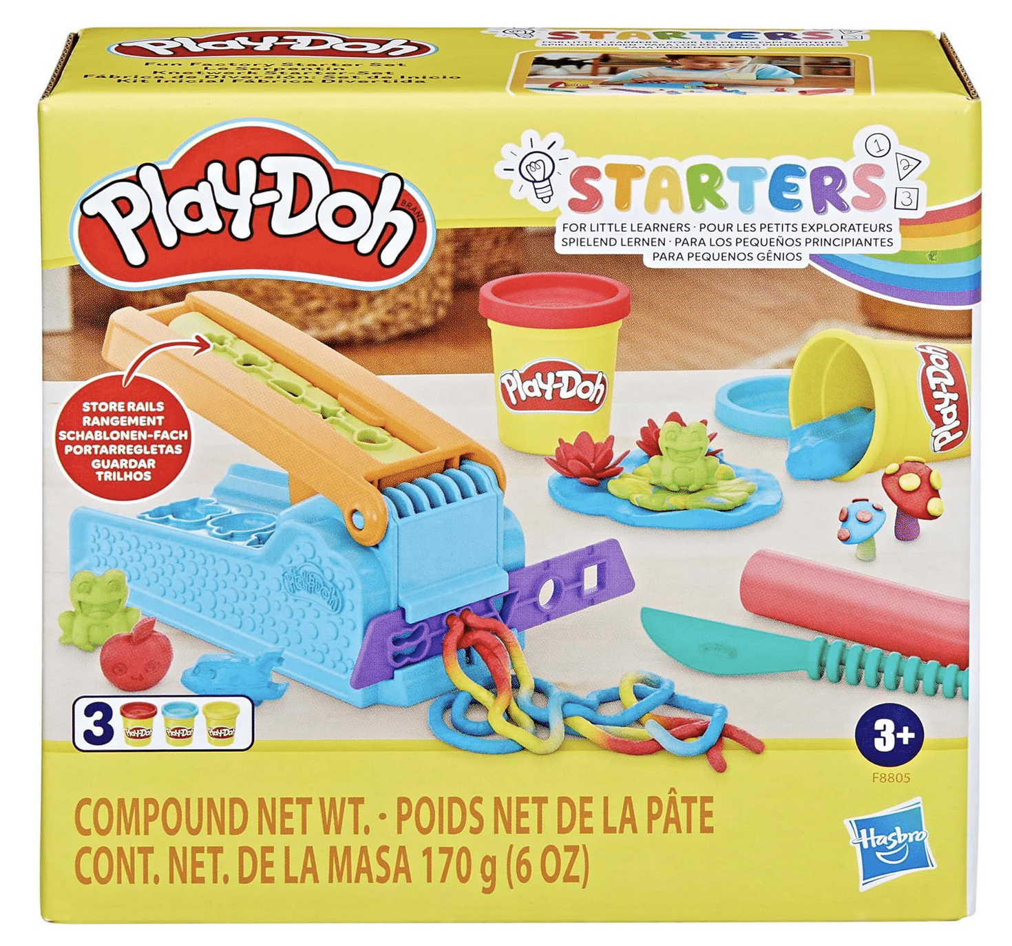 Play-Doh Knetwerk Starter-Set für Kinder zum Kneten und Spielen