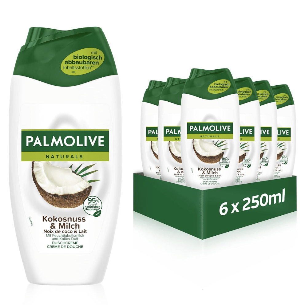 Thumbnail 🚿 Palmolive Naturals Kokosnuss &amp; Milch Duschgel 6x250ml für 5,36€ (statt 8€)