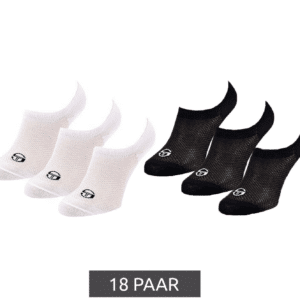 18 Paar Sergio Tacchini Invisible Footie Füßlinge für 19,99€