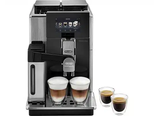 DELONGHI Maestosa EPAM960.75.GLM Kaffeevollautomat Silber/Schwarz