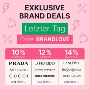 [Flaconi Deal] Staffelrabatt von 10%, 12% oder 14% auf ausgewählte Marken aus Kategorien Parfum, Pflege, Make-Up und Haare