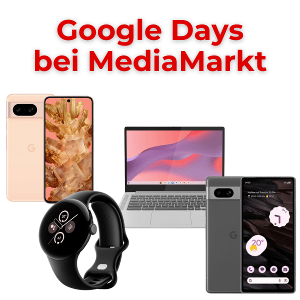 😎 MediaMarkt Google Days: Smartphones, Chromebooks &amp; Co. im Angebot - z.B.Lenovo IdeaPad Slim 3 für 229€ (statt 269€)