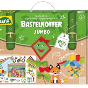 Lena 42629 Bastelkoffer mit vielfältigem Material zum Basteln mit 800 Teilen für 13,14€ (statt 19,98€)