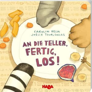 HABA An die Teller, fertig, los! Bilderbuch für Kinder ab 1 Jahr für 3,47€ (statt 8,95€)