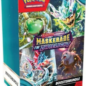 Pokémon-Sammelkartenspiel: Boosterbundle Karmesin & Purpur – Maskerade im Zwielicht für 24,49€ (statt 30€)