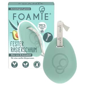 Foamie Fester Rasierschaum Männer und Damen, Shaving Foam Aloe Vera & Avocadoöl für Sanfte Körperrasur für 2,96€(statt 3,95€)