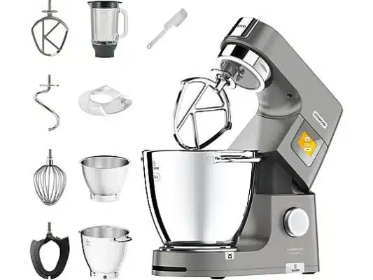 KENWOOD Titanium Chef Patissier XL KWL90.124SI Küchenmaschine Silber (Rührschüsselkapazität: 7 l, 1400 Watt)