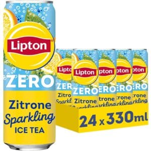 🔥 Pfandfehler ✔️ 24x Lipton Ice Tea Sparkling Lemon Zero für effektiv 10,19€ - nur 0,42€/Dose