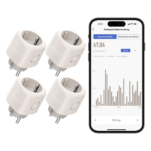 4x Nooie smarte Wlan Steckdose mit Strommessung für 25,99 €