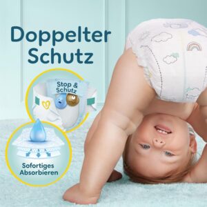 👶 Amazon: Pampers mit 10€ Rabatt z.B. Pampers Premium Protection Größe 5 für 38,15€ (statt 56€)