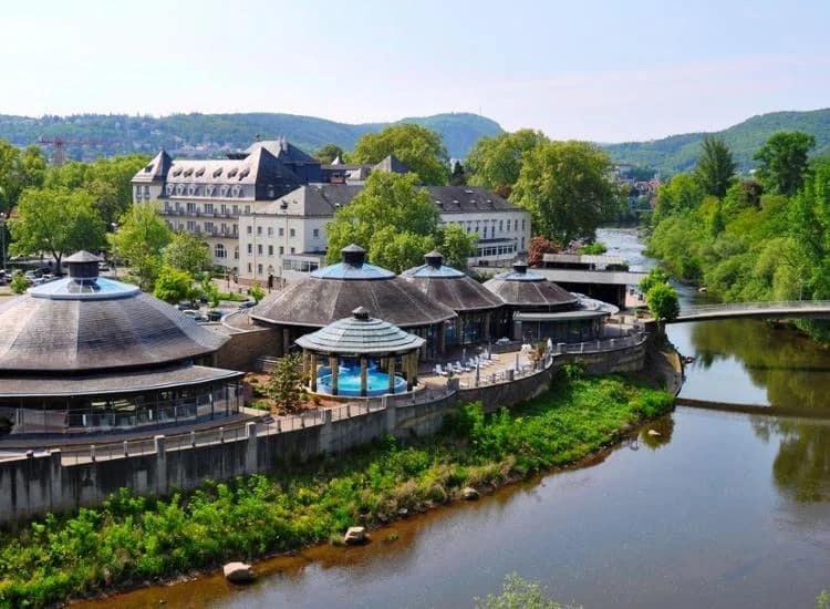 Aussicht aufs Parkhotel Kurhaus Bad Kreuznach