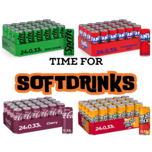 🥤 24x Sprite Zero | Mezzo Mix | Coca-Cola Cherry | Fanta Strawberry & Kiwi ✔️ nur 14,84€ inkl. Versand