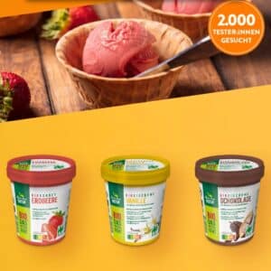 🍧 Gratis testen - BIO EISCREME & SORBET Aldi Süd