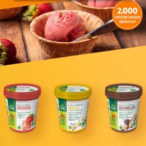 Gratis testen - BIO EISCREME &amp; SORBET Aldi Süd