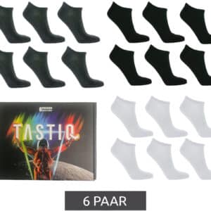 30 Sneaker Socken von TASTIQ für nur 32,63€ ✔️ Baumwolle | in Schwarz, Weiß & Grau | Größen: 35 bis 50