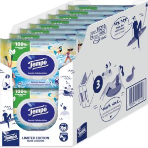 🍃 Tempo Feuchte Toilettentücher ✔️ Mein Verwöhnmoment Limited Edition✔️ 16 Packungen mit 42 Tüchern für 20,74€
