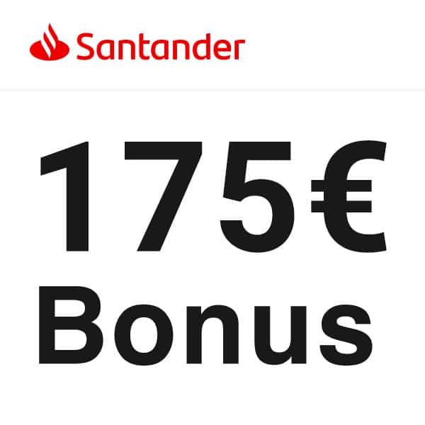 Thumbnail Kostenloses Girokonto: Santander BestGiro mit 175€ Bonus