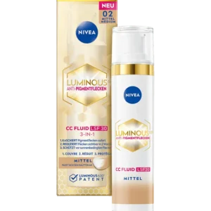 NIVEA LUMINOUS630 CC FLUID gratis testen