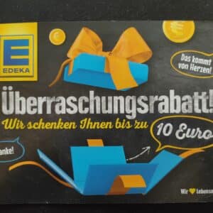 Überraschungsrabatt bis zu 10€ ab 20€EW Edeka Schuler