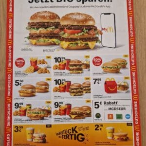 McDonald&#039;s Gutscheine ab den 3. Juni in der App