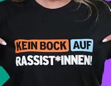 Kostenloses T-Shirt &#034;Kein Bock auf Rassist*­innen&#034; auf Congstar.de