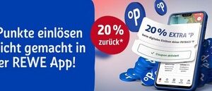 (Personalisiert) Payback Punkte in der REWE App einlösen und 20 % zurück erhalten (16.-19.05.2024)