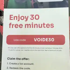 VOI: 30 Minuten gratis für Neukunden