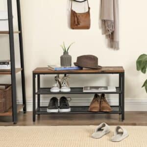 Vasagle Industrie-Design Schuhbank & Regal für 28,99€ (statt 42€)