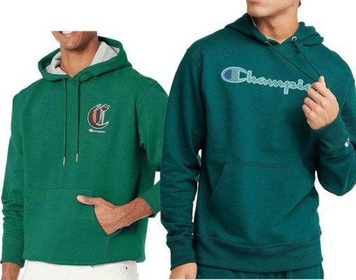 Champion Herren-Hoodies in Grün