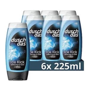Duschdas 2-in-1 Duschgel & Shampoo Ice Kick 6x 225ml für 5,64€ (statt 8,70€)