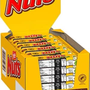 NESTLÉ NUTS Schokoriegel, der Klassiker mit ganzen Haselnüssen & Karamell umhüllt von Milchschokolade24x 42g für 8,99€ (statt 12,49€)