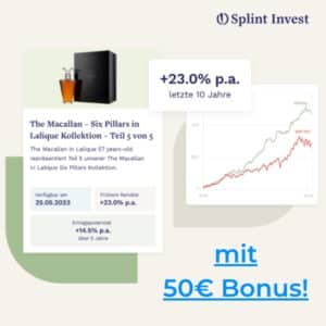 Splint Invest: In Anlagengüter wie Kunst, Wein &; Co. investieren + bis zu 75€ Guthaben geschenkt