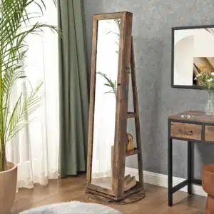 Thumbnail 🤩 SONGMICS Drehbarer Schmuckschrank mit Spiegel für 84,99€ (statt 107€)