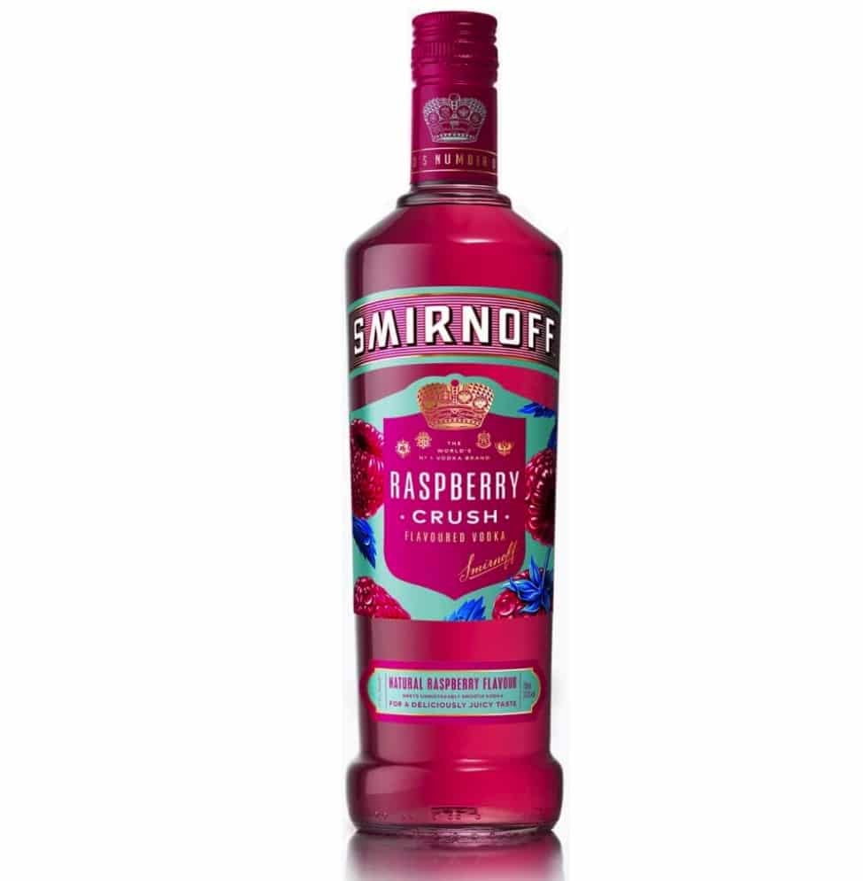 🍸 Smirnoff Raspberry Crush Wodka 25% vol. 700ml für 9,99€ (statt 17€)