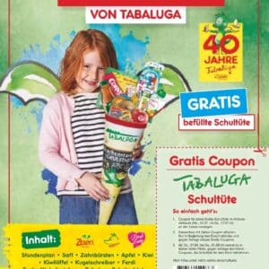 Gratis Tabaluga Schultüte bei Netto, Edeka und budni! 🤩