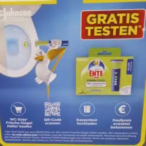 🚽 WC Ente Frische Siegel Halter GRATIS testen! 🚀