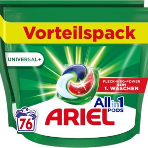 🧼 Ariel All-in-1 PODS ✔️ für 76 oder 104 Waschladungen ✔️ deutlich besser als dm
