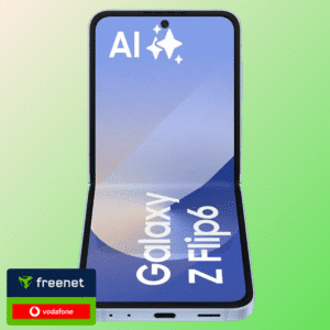🤩 Samsung Galaxy Z Flip6 (256GB) für 49€ + inkl. Samsung Flipsuit Case + 40GB 5G/LTE Allnet für 39,99€ + 50€ Wechselbonus (Trade-In | Vodafone green LTE)