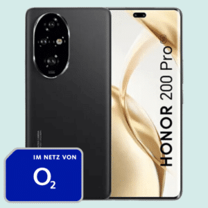 🤩 Effektiv gratis! 🤑 Honor 200 Pro (512GB) für einmalig 1€ + 10GB LTE Allnet für 14,99€/Monat (o2 Basic 15)