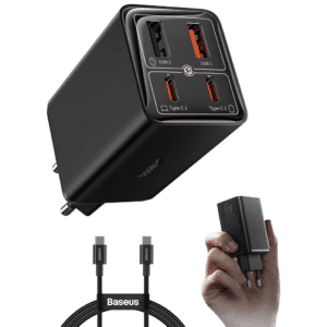 ⚡ Baseus 65W USB-C Ladegerät mit Power Delivery 3.0 für nur noch 15,99€! 🤩 in Violett 🟣