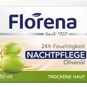 55% Ersparnis! 🚀 Florena Nachtcreme Bio-Olivenöl, 1 x 50 ml für 2,39€ (statt 5,35€)