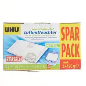 UHU Luftentfeuchter Nachfüllbeutel, 9 Stück, für 11,67€ - 49% Ersparnis!