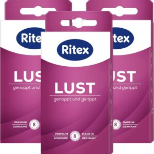 🍆 24 Ritex LUST Kondome zum Bestpreis dank 25% Rabattcoupon bei Amazon