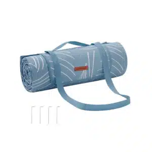 Eingerollte Picknickdecke von Songmics in Blau