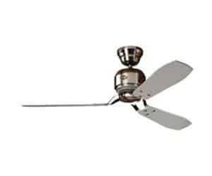 HUNTER FANS Industrie II De­cken­ven­ti­la­tor Grau / Silber für 65,38€ (statt 110,80€)