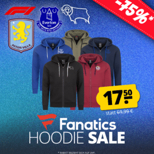 Fanatics Herren Kapuzen Sweatshirt - mit Formel 1, Aston Villa FC und mehr!