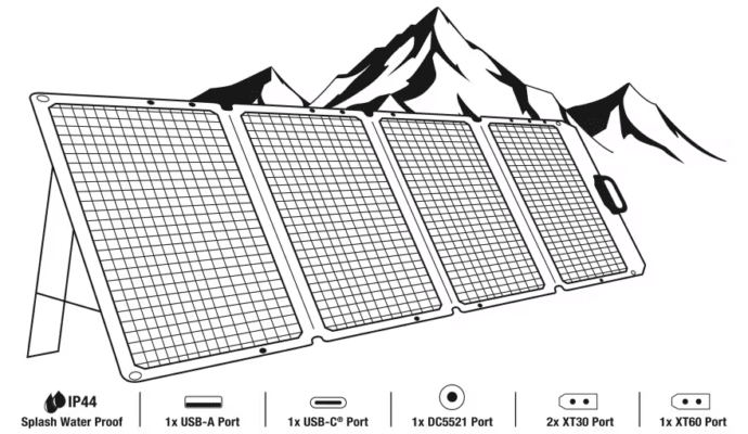 VIVANCO Solarpanel 100W