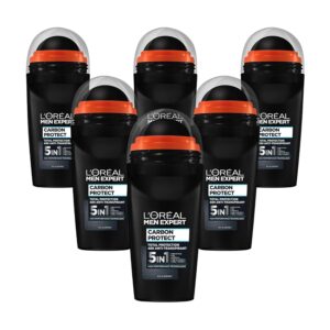 fast die Hälfte günstiger als bei dm 💪 6x L'Oréal Men Expert Carbon Protect Deoroller mit 48h Schutz