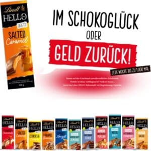 🍫 Lindt Hello Schokoglück GRATIS (bei Nichtgefallen)