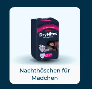DryNites gratis Produkte: Nachthöschen oder Betteinlage